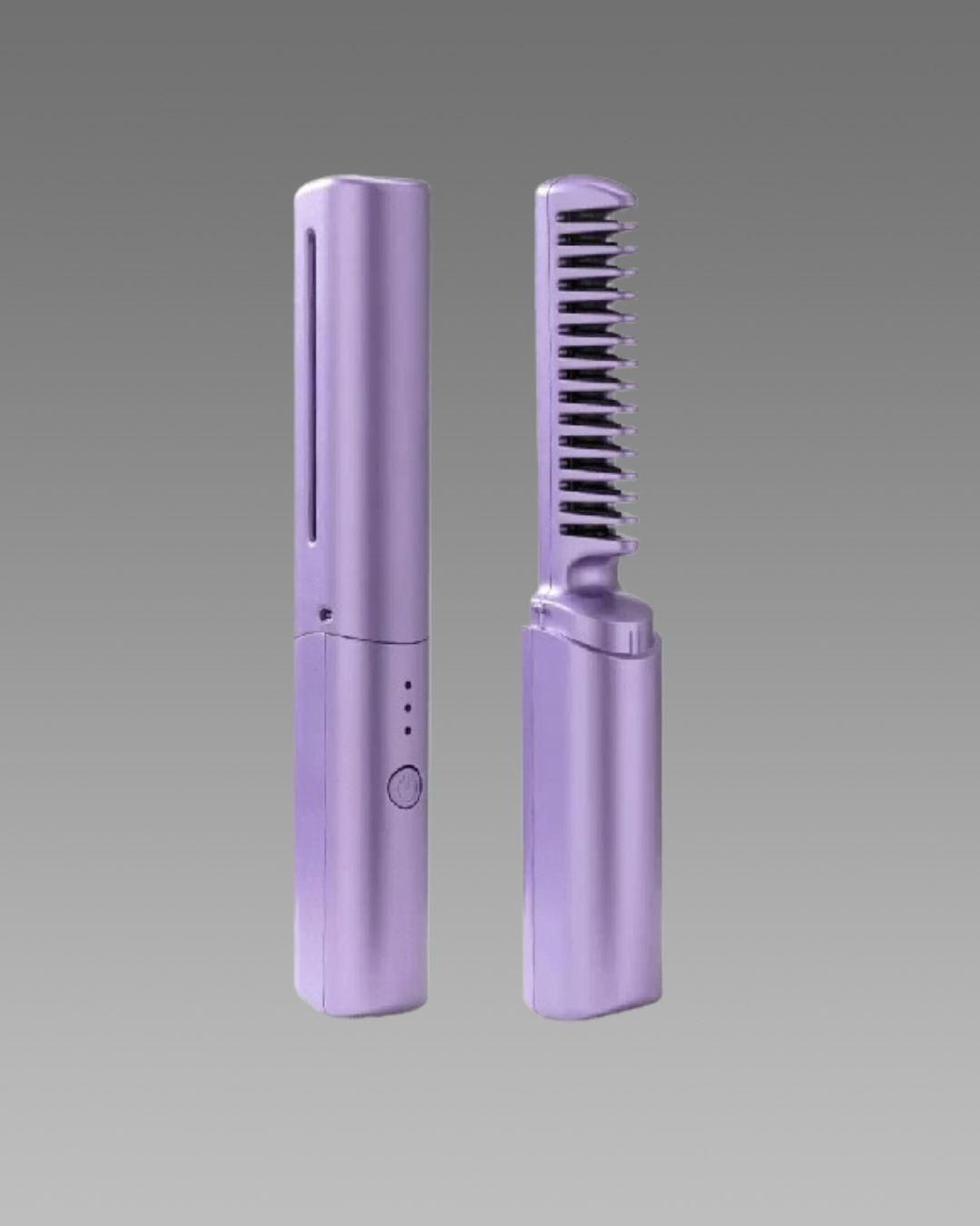 Portable Mini Hair Straightener (Cordless, Rechargeable, Adjustable)