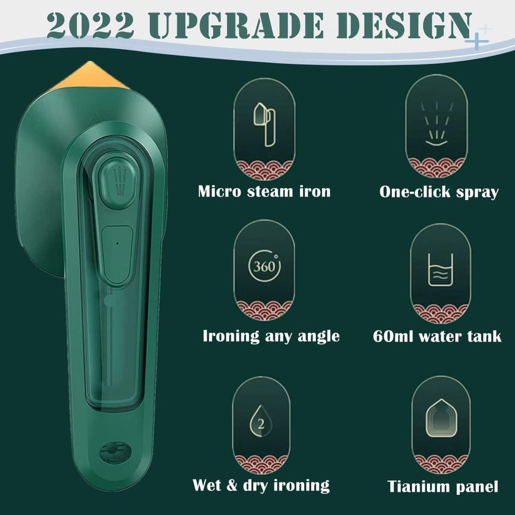 Portable Steamer Iron for use during Travelling